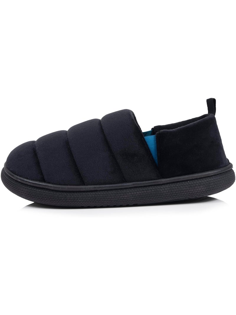 Pantofole mules microvelluto, suola bloup extra comfort uomo isotoner Nero - Kiabi