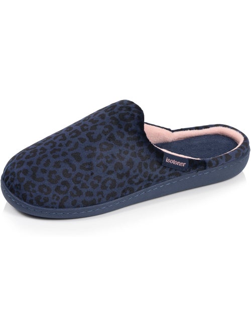 Pantofole mules microvelluto, suola ergonomica, schiuma donna isotoner - Kiabi