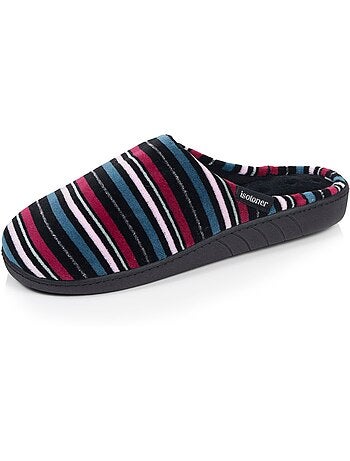 Pantofole mules microvelluto, suola ergonomica, schiuma donna Isotoner