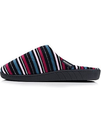 Pantofole mules microvelluto, suola ergonomica, schiuma donna Isotoner