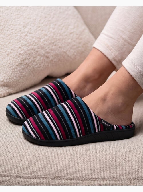 Pantofole mules microvelluto, suola ergonomica, schiuma donna - Kiabi