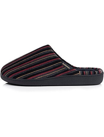 Pantofole mules microvelluto ultra morbido, suola uomo isotoner