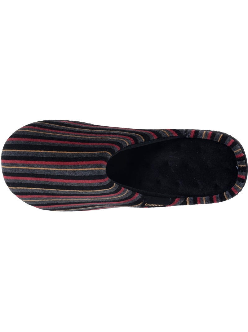 Pantofole mules microvelluto ultra morbido, suola uomo isotoner Bianco Bordeaux - Kiabi
