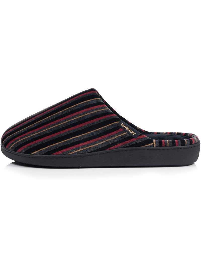 Pantofole mules microvelluto ultra morbido, suola uomo isotoner Bianco Bordeaux - Kiabi