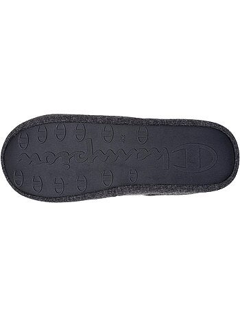 Pantofole mules morbida felpa melange, comode pantofole uomo Champion