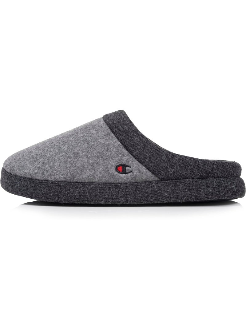 Pantofole mules morbida felpa melange, comode pantofole uomo Champion Grigio melangiato - Kiabi