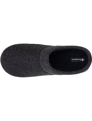 Pantofole mules morbida felpa melange, comode pantofole uomo Champion