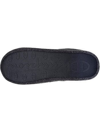 Pantofole mules morbida felpa melange, comode pantofole uomo Champion