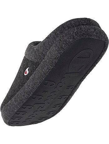 Pantofole mules morbida felpa melange, comode pantofole uomo Champion