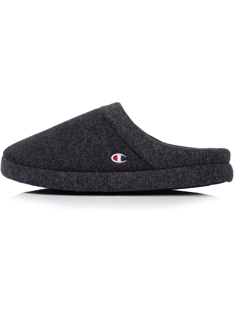 Pantofole mules morbida felpa melange, comode pantofole uomo Champion Nero - Kiabi