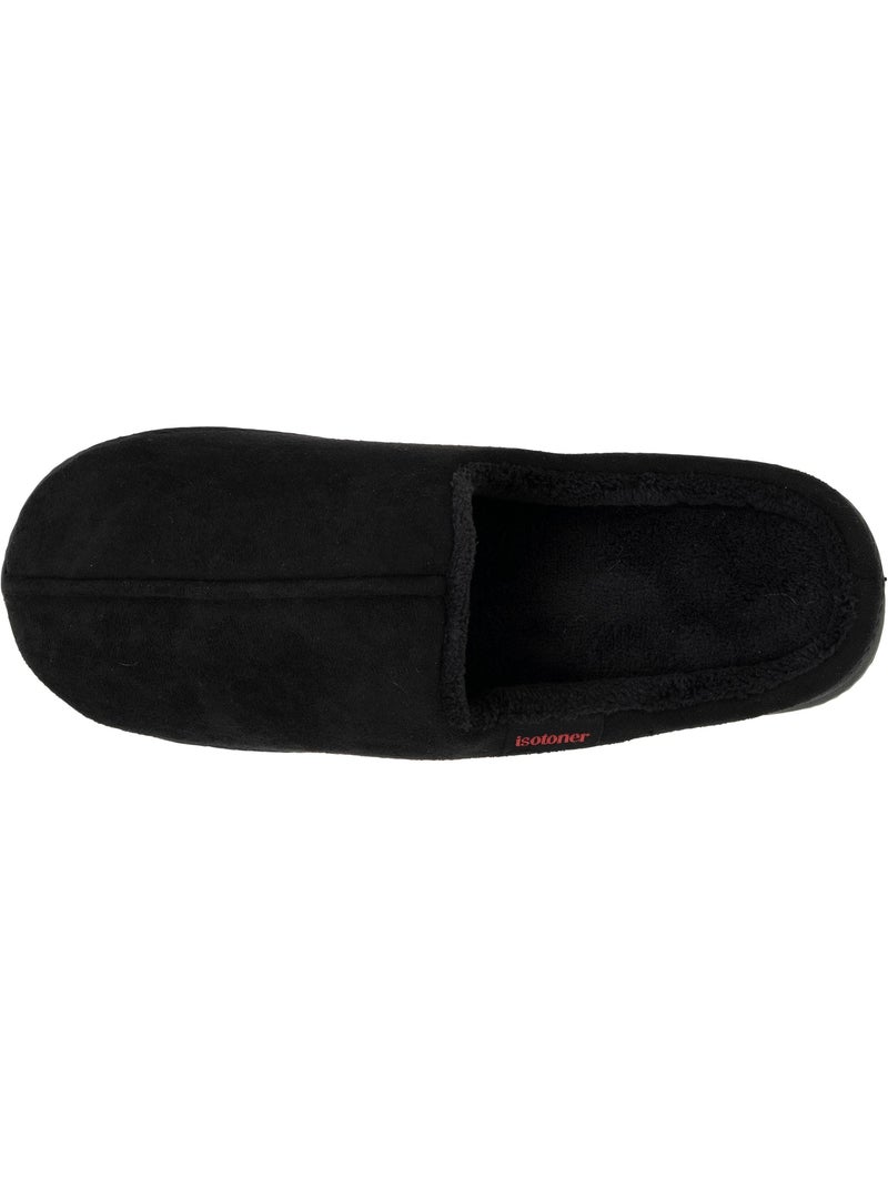 Pantofole mules pelle scamosciata, confortevole uomo isotoner Nero - Kiabi