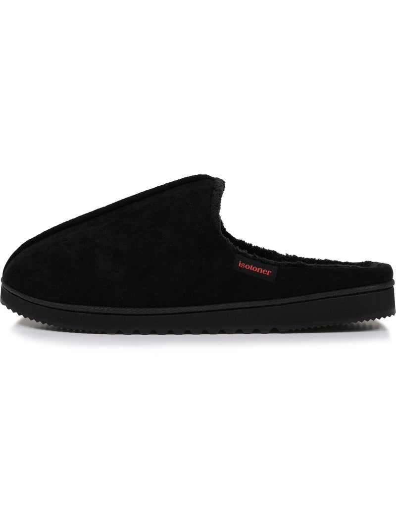Pantofole mules pelle scamosciata, confortevole uomo isotoner Nero - Kiabi