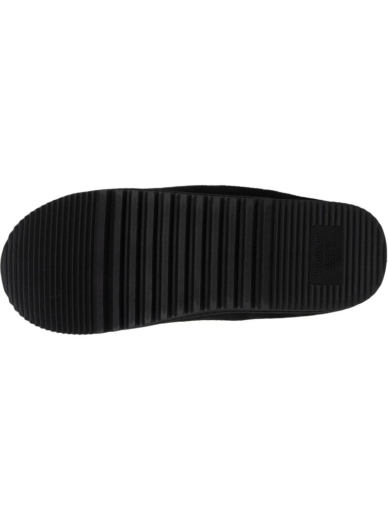 Pantofole mules pelle scamosciata, confortevole uomo isotoner Nero - Kiabi