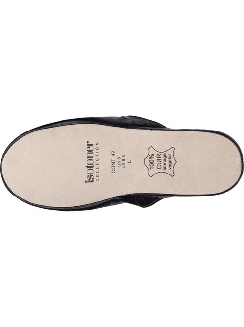 Pantofole mules pelle ultra confortevole e leggera uomo isotoner - Kiabi Pantofole mules pelle ultra confortevole e leggera uomo isotoner - Kiabi