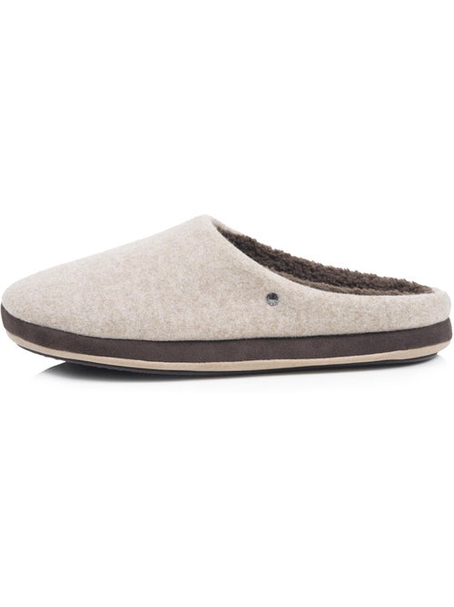 Pantofole mules pile, caldo, suola comfort uomo - Kiabi