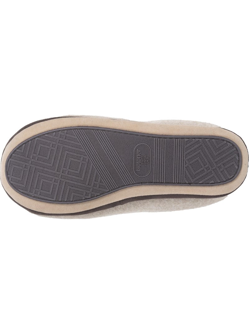 Pantofole mules pile, caldo, suola comfort uomo Beige - Kiabi