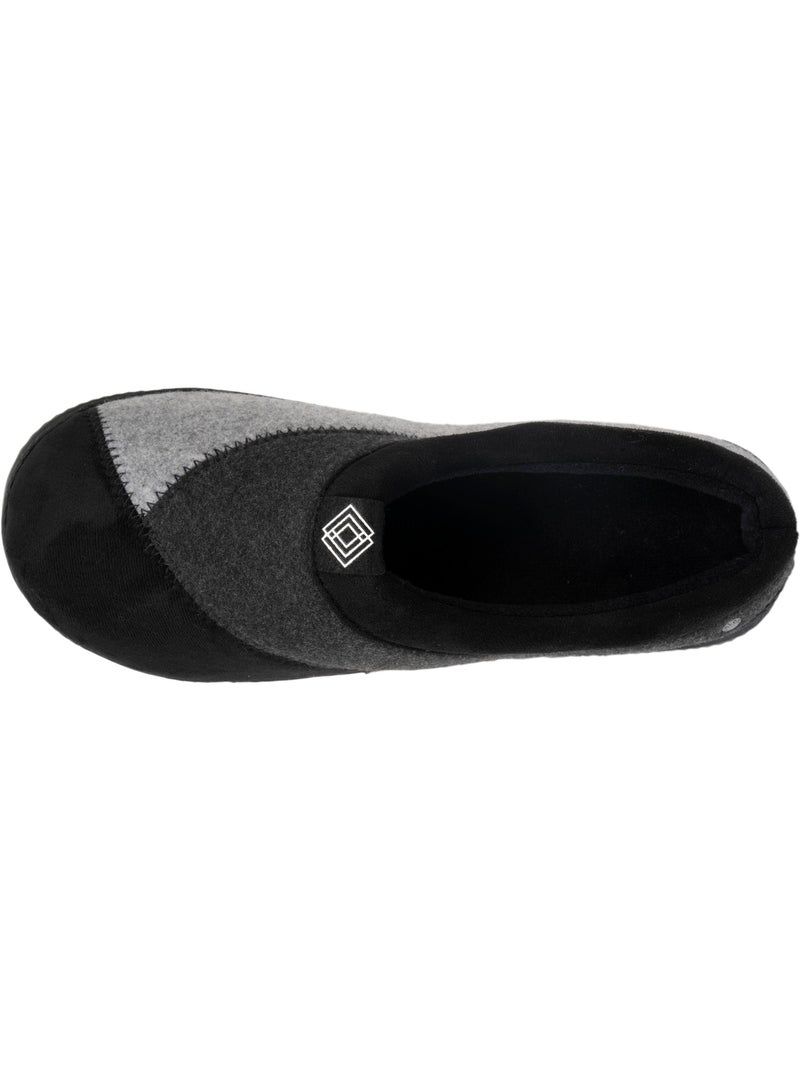 Pantofole mules pile, caldo, suola comfort uomo Grigio grigio - Kiabi