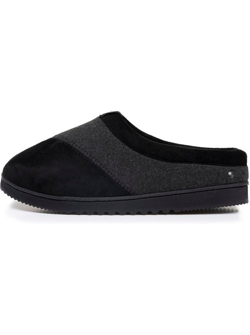 Pantofole mules pile, caldo, suola comfort uomo - Kiabi Pantofole mules pile, caldo, suola comfort uomo - Kiabi