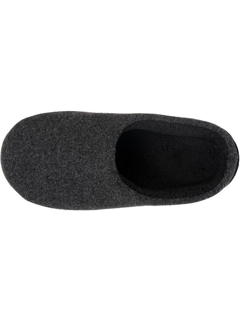 Pantofole mules pile, caldo, suola comfort uomo isotoner Nero - Kiabi