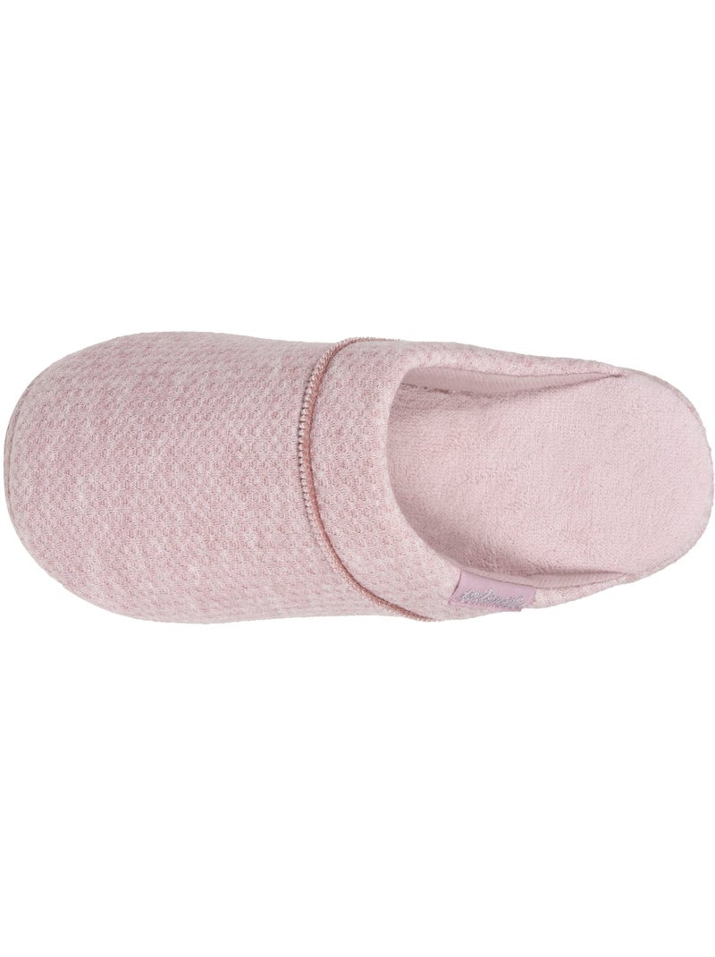 Pantofole mules Rete a nido d'ape, suola in gomma donna Isotoner Rosato - Kiabi