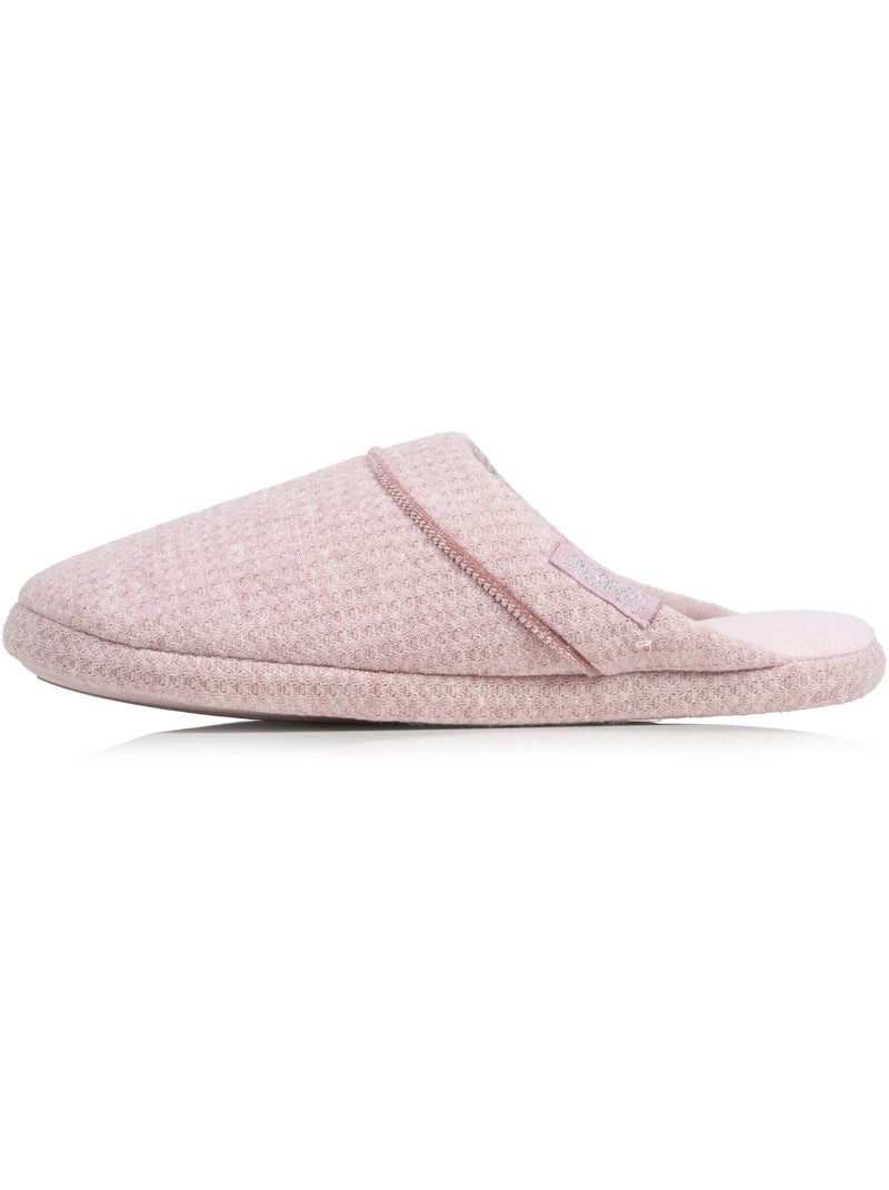 Pantofole mules Rete a nido d'ape, suola in gomma donna Isotoner Rosato - Kiabi