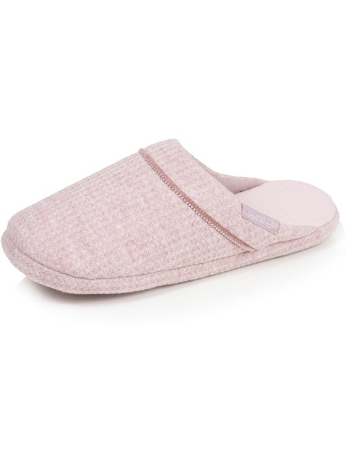 Pantofole mules rete a nido d'ape, suola in gomma donna - Kiabi Pantofole mules rete a nido d'ape, suola in gomma donna - Kiabi