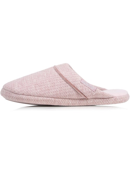 Pantofole mules rete a nido d'ape, suola in gomma donna - Kiabi Pantofole mules rete a nido d'ape, suola in gomma donna - Kiabi
