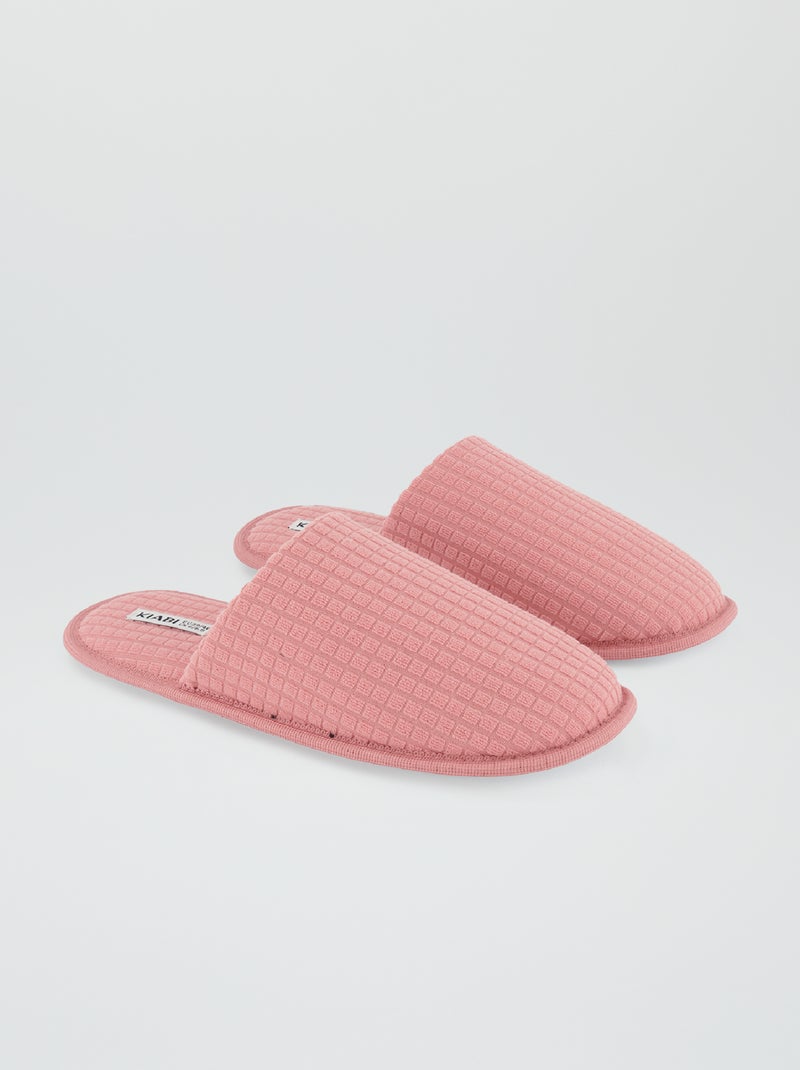 Pantofole mules rosa - Kiabi