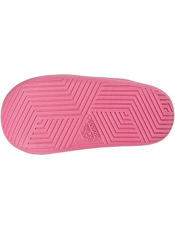 Pantofole mules sherpa alla fragola, suola bloup xtra bambina isotoner