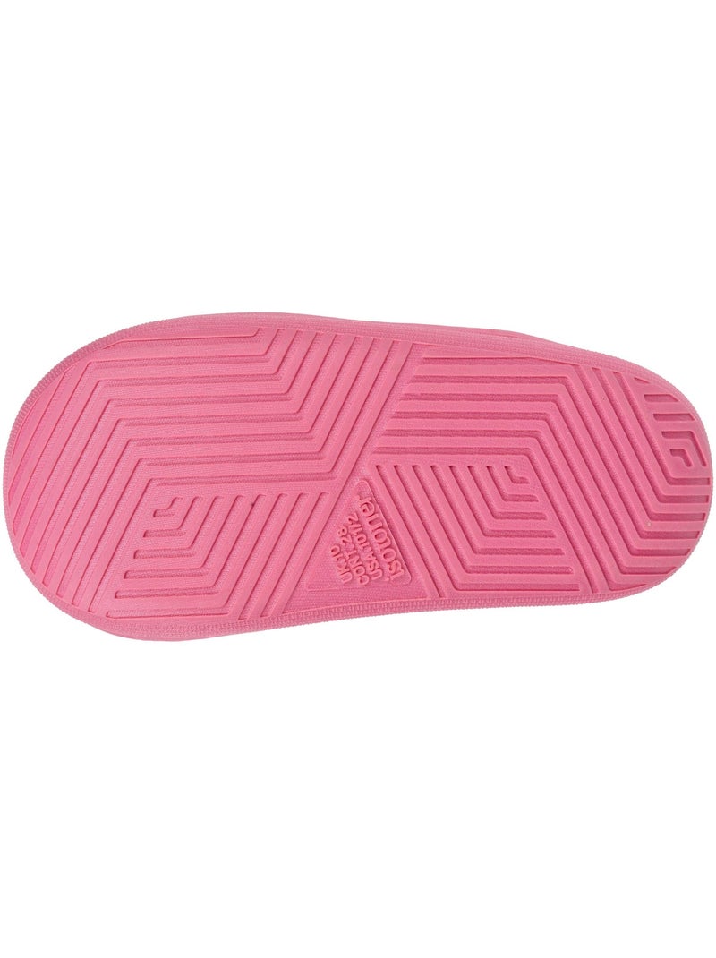 Pantofole mules sherpa alla fragola, suola bloup xtra bambina isotoner Avorio - Kiabi