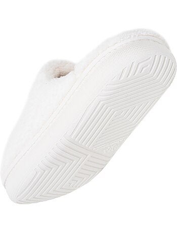 Pantofole mules sherpa elegante e caldo, comodo, donna Champion