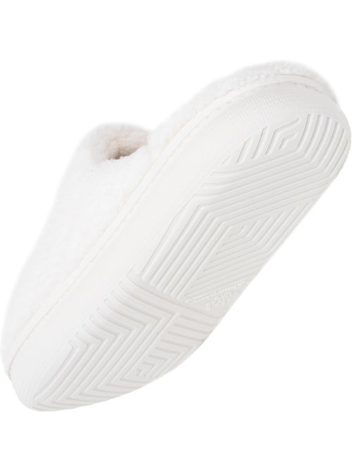 Pantofole mules sherpa elegante e caldo, comodo, donna champion - Kiabi Pantofole mules sherpa elegante e caldo, comodo, donna champion - Kiabi