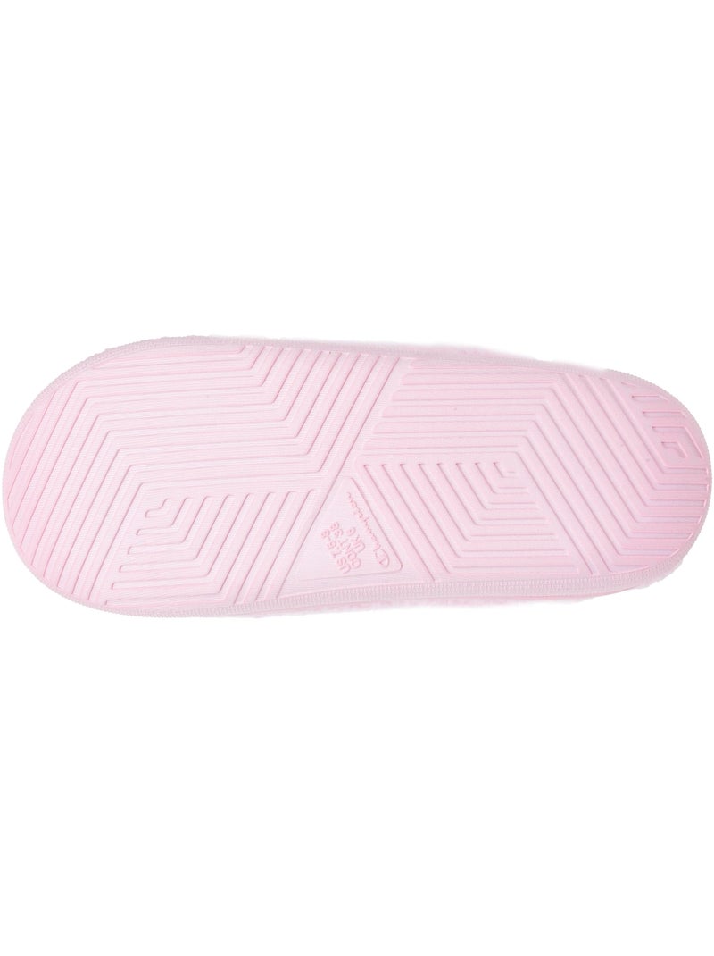 Pantofole mules sherpa elegante e caldo, comodo, donna Champion Rosa pallido - Kiabi