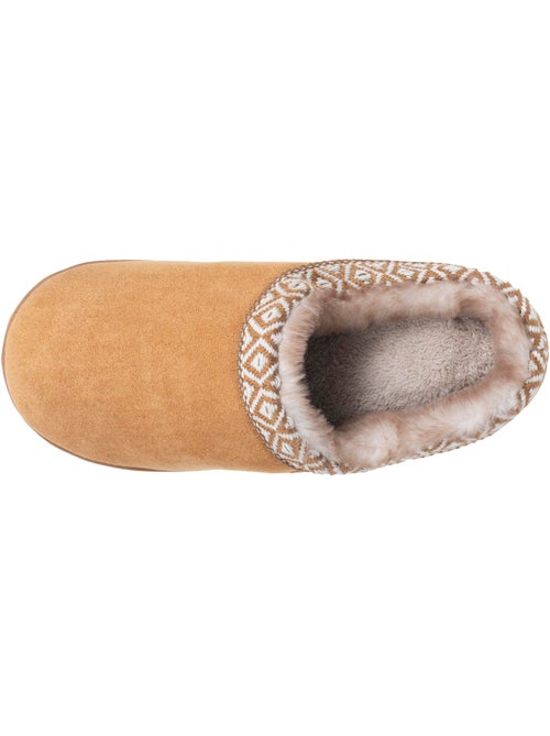 Pantofole mules similpelle scamosciata con zeppa da 3,5 donna isotoner - Kiabi