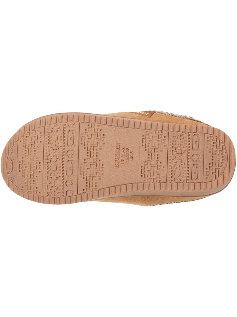 Pantofole mules similpelle scamosciata con zeppa da 3,5 donna isotoner Cammello - Kiabi
