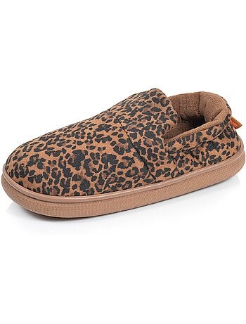 Pantofole mules similpelle, suola bloup, comfort extra donna isotoner