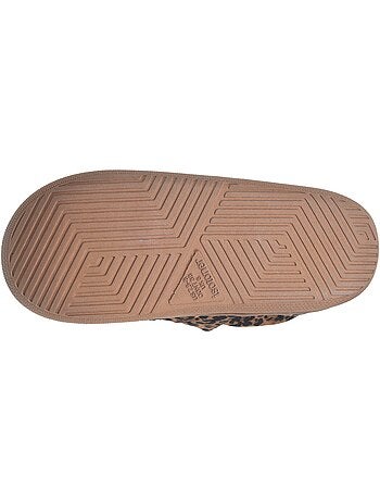 Pantofole mules similpelle, suola bloup, comfort extra donna isotoner