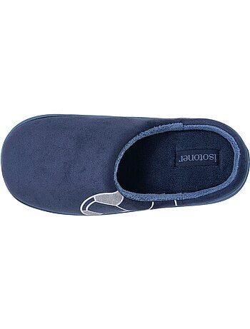 Pantofole mules similpelle, suola Bloup Extra Comfort bambino Isotoner