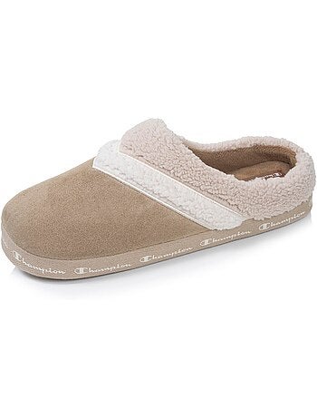 Pantofole mules similpelle ultra confortevole, morbida, uomo Champion