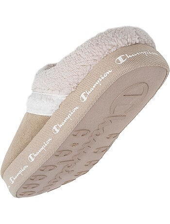 Pantofole mules similpelle ultra confortevole, morbida, uomo Champion