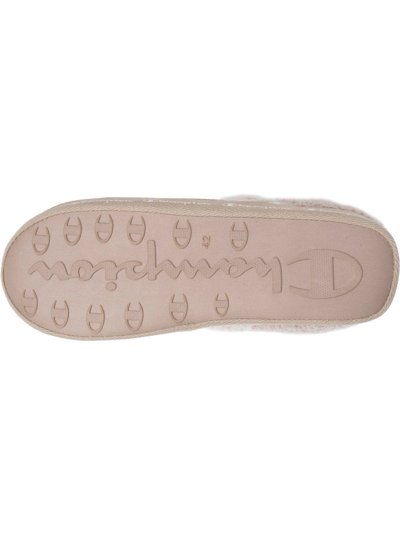 Pantofole mules similpelle ultra confortevole, morbida, uomo Champion Beige/Bianco - Kiabi