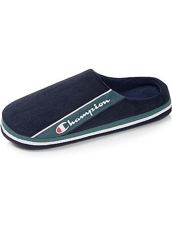 Pantofole mules similpelle ultra confortevole, morbida, uomo Champion