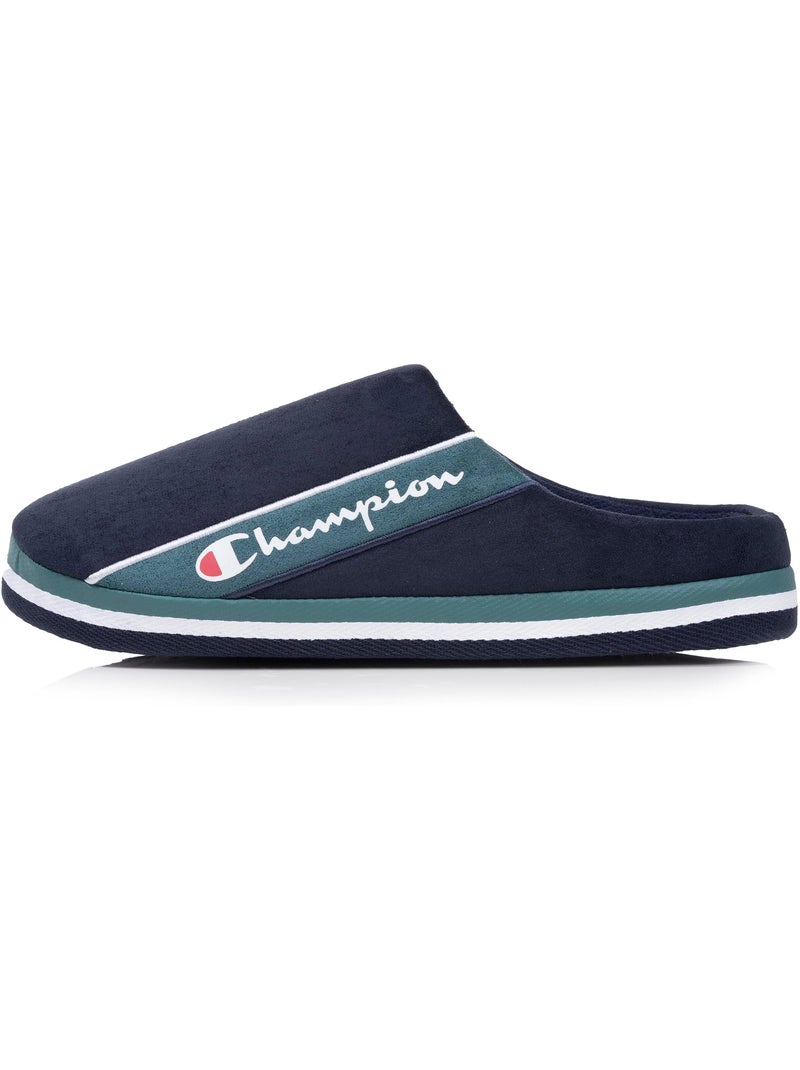 Pantofole mules similpelle ultra confortevole, morbida, uomo Champion Blu Verde - Kiabi