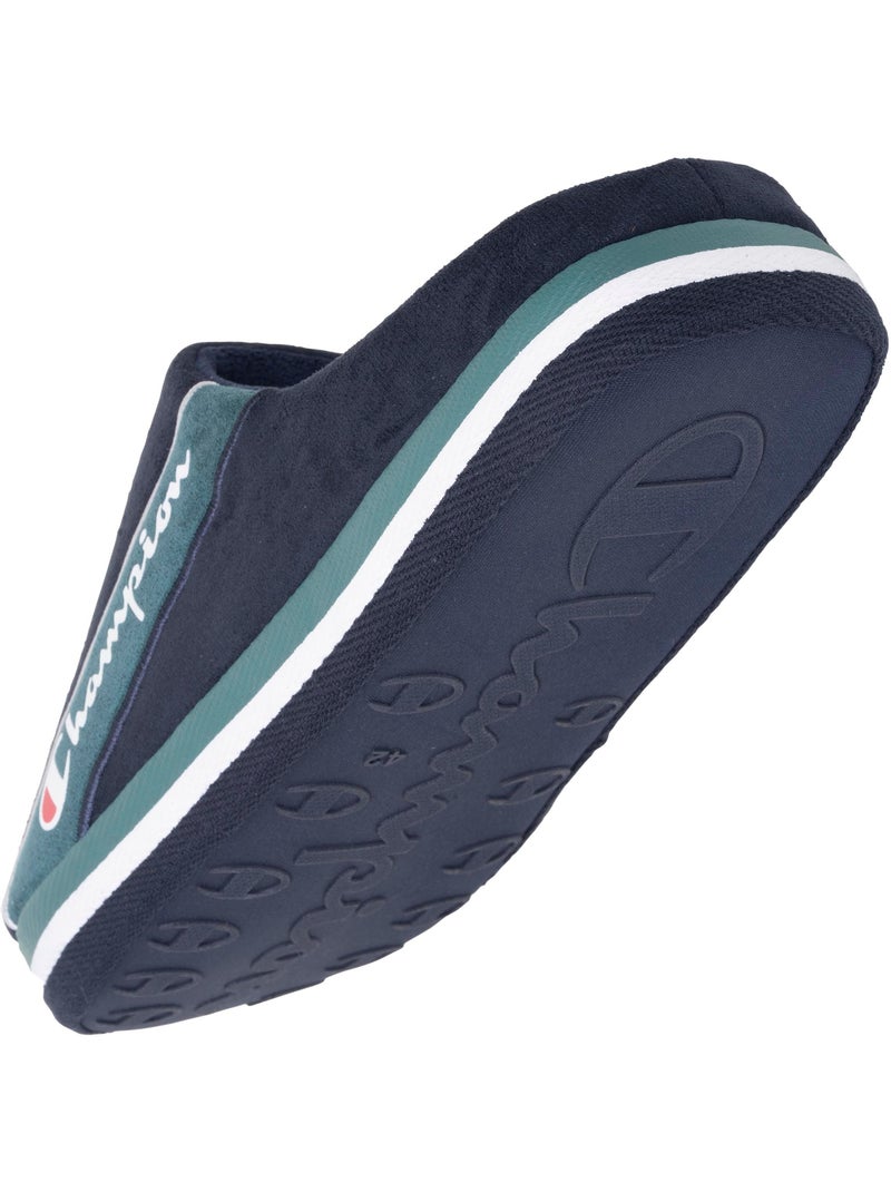 Pantofole mules similpelle ultra confortevole, morbida, uomo Champion Blu Verde - Kiabi