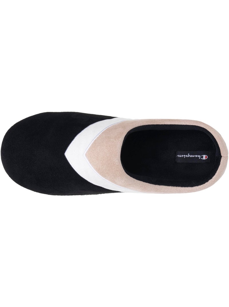 Pantofole mules similpelle ultra confortevole, morbida, uomo Champion Nero Beige Bianco - Kiabi