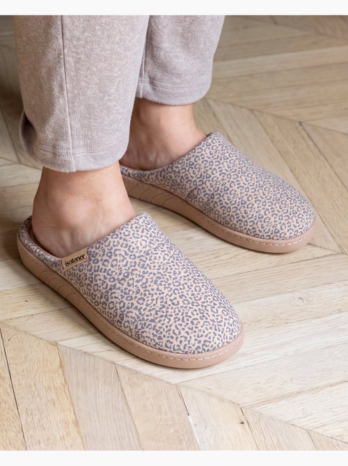 Pantofole mules soletta ergonomica in velluto, schiuma donna - Kiabi Pantofole mules soletta ergonomica in velluto, schiuma donna - Kiabi