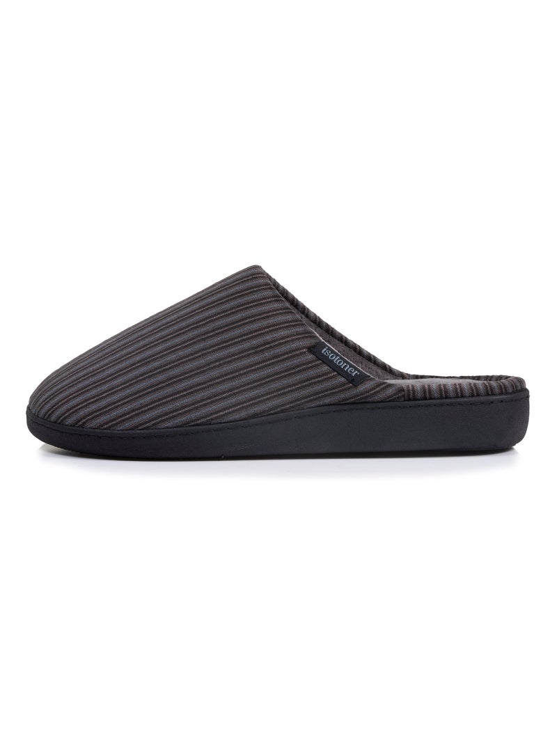 Pantofole mules soletta in memory foam uomo Isotoner Grigio - Kiabi
