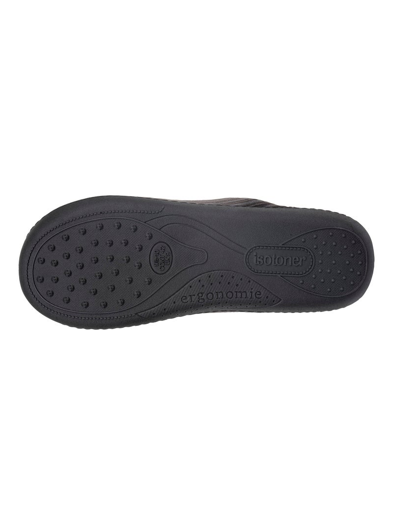 Pantofole mules soletta in memory foam uomo Isotoner Grigio - Kiabi
