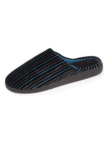 Pantofole mules strisce uomo Isotoner