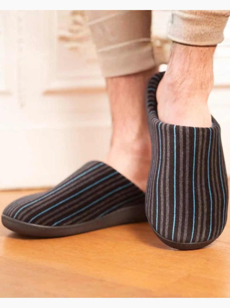 Pantofole mules strisce uomo Isotoner Multicolore - Kiabi
